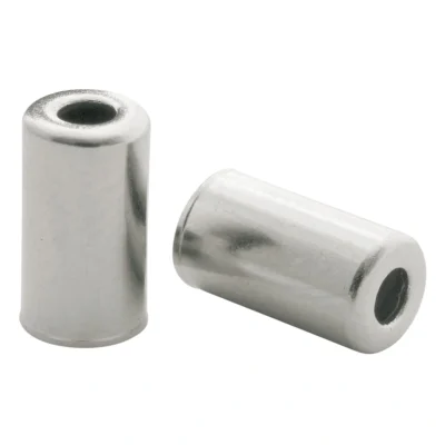 Kabelhoedje Elvedes ø5,0mm messing - Zilver - Per stuk