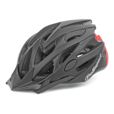 Fietshelm Polisport Twig L 58-61 cm - zwart / mat rood