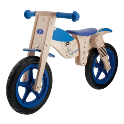 Loopfiets hout "Motor"