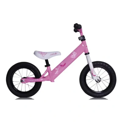Loopfiets 12,5" Rebel Kidz Impeller - pink butterfly