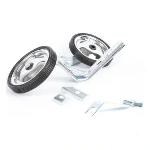 Zijwielen 12~20 PexKids in een neutrale chromen kleur