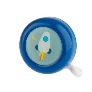 Fietsbel PexKids Rocket - blauw/wit