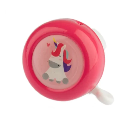 Fietsbel PexKids Unicorn - roze/wit