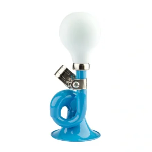Fietstoeter krul PexKids - blauw met witte bol