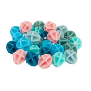 Spaakkralen PexKids "bolletjes" - assorti van 6 kleuren (30 stuks op kaart)