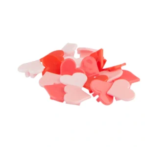 Spaakkralen PexKids "hartjes" assorti van 4 kleuren (20 stuks op kaart)