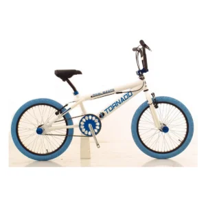 Freestyle BMX 20" Royal-Bugatti - wit met blauwe banden