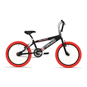 Freestyle BMX 20" Royal-Bugatti - mat zwart met rode banden
