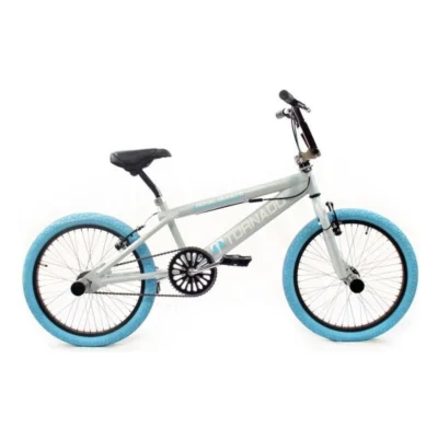 20" BMX Freestyle Royal Bugatti - lichtblauw/grijs met blauwe banden
