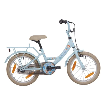 Kinderfiets 16" Bikefun Flower Fun - blauw