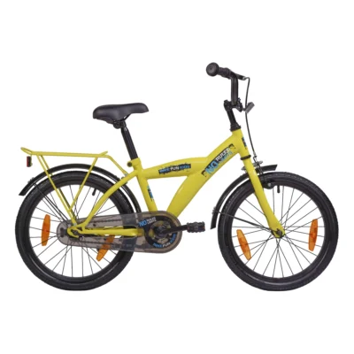 Kinderfiets 18" Bikefun No Rules - geel