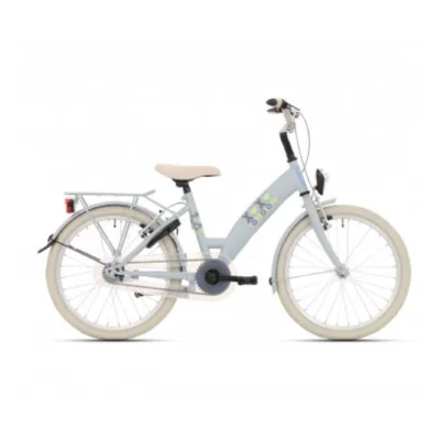 Bikefun 20 inch meisjes "Lots of Love" - remnaaf - blauw