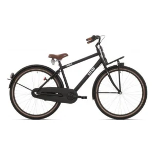 Bikefun Load 24" jongensfiets met 3 versnellingen en remnaaf - mat zwart