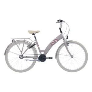Kinderfiets 24" Bike Fun Lots of Love - adobe roze