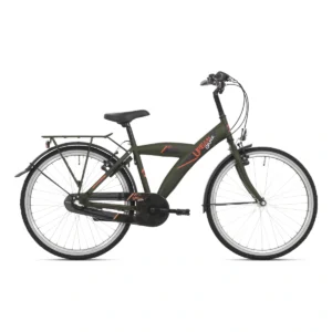 Kinderfiets 24" Bike Fun Urban - mat groen