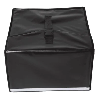 Bezorgkoffer / pizzakoffer achterlader - Zwart