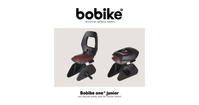 Bobike One® Junior Rear Bicycle Safety Seat for Carrier Mount