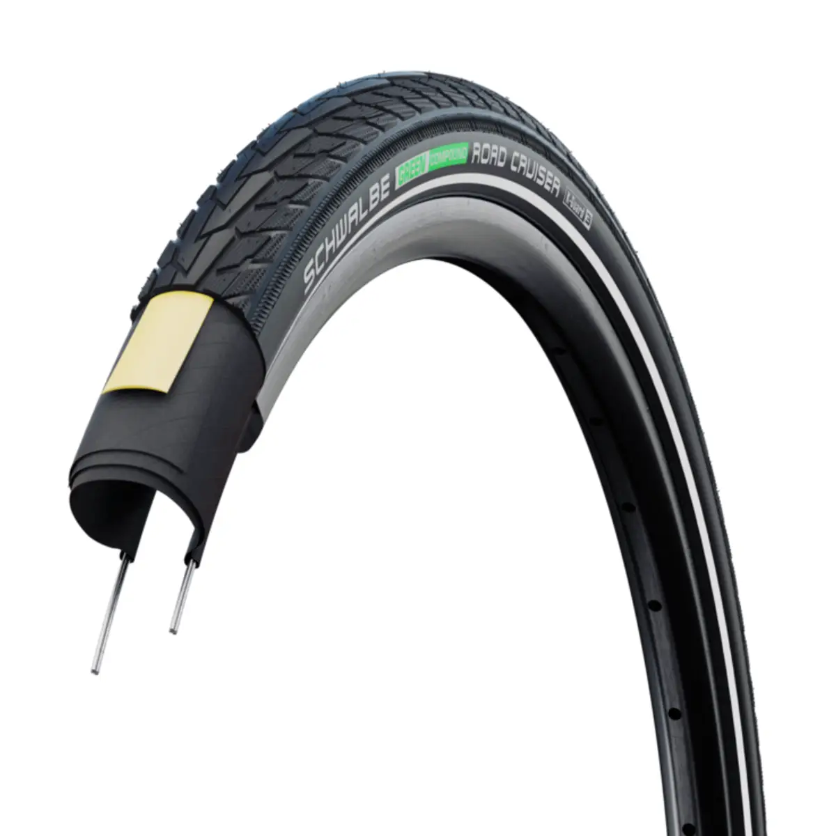 Buitenband schwalbe road cruiser k-guard - zwart - detail Buitenband Schwalbe Road Cruiser K Guard Zwart Detail