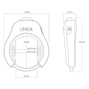 Linka-ringslot-art-bluetooth-alarm-usb-zwart-13. Webp Linka ringslot ART Bluetooth Alarm USB Zwart 13