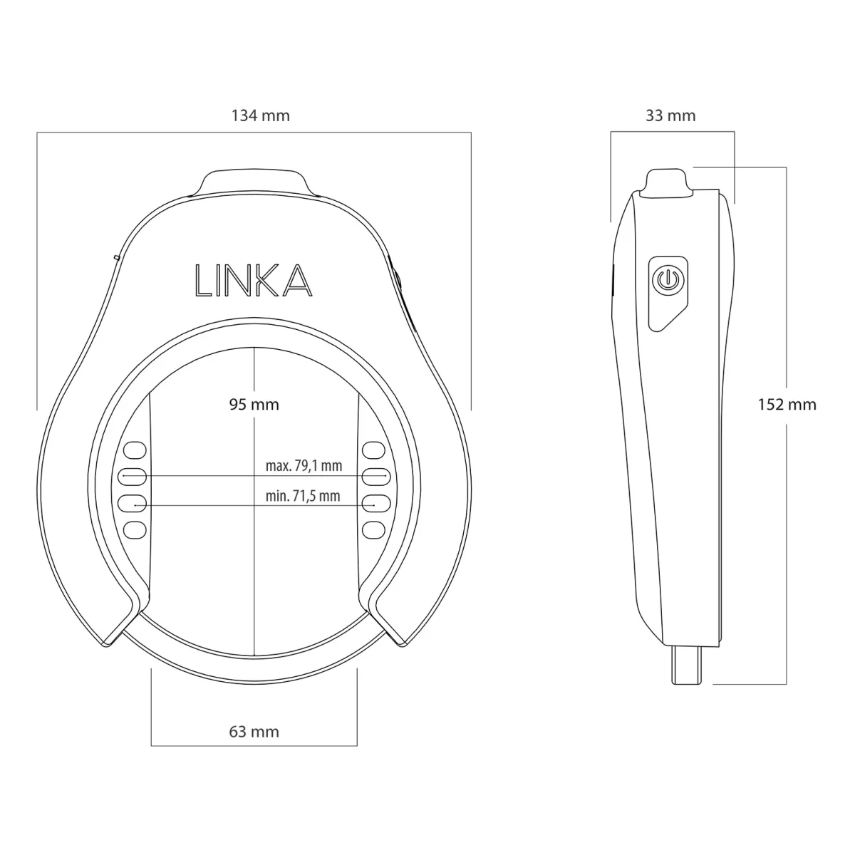 Linka-ringslot-art-bluetooth-alarm-usb-zwart-13. Webp Linka ringslot ART Bluetooth Alarm USB Zwart 13