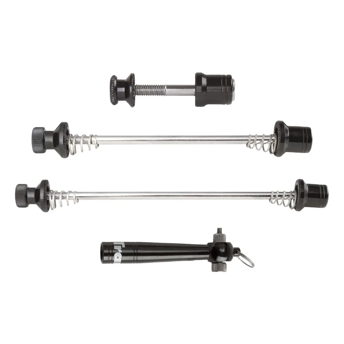 Snelspannerset Tranz X OLD 100 en 130mm Zwart