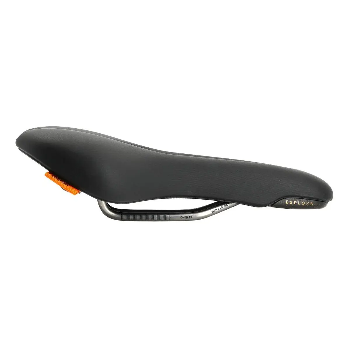 Zadel Selle Royal Explora Athletic Zwart Zijkant