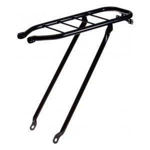 Achterdrager 26/28" Steco met scharnierbare poten - zwart