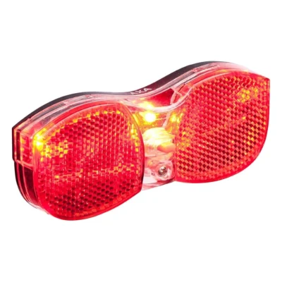 achterlicht axa city rear 80mm batterijen op kaart in werking