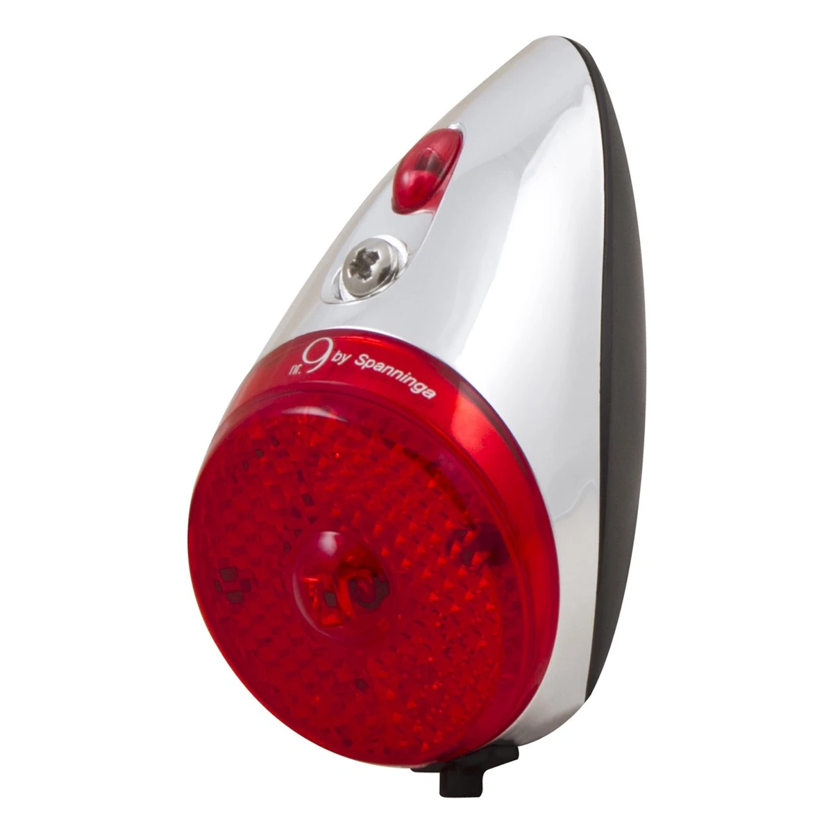 Achterlicht-spanninga-retro-nr-9-xb-batterijen-chroom-zwart. Webp achterlicht spanninga retro nr 9 xb batterijen chroom zwart