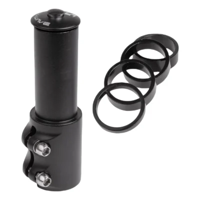 ahead pen verlenger 1 1 8 inch incl 4 spacers ahead plug zwart