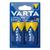 batterij varta longlife alkaline lr20 d 2 stuks