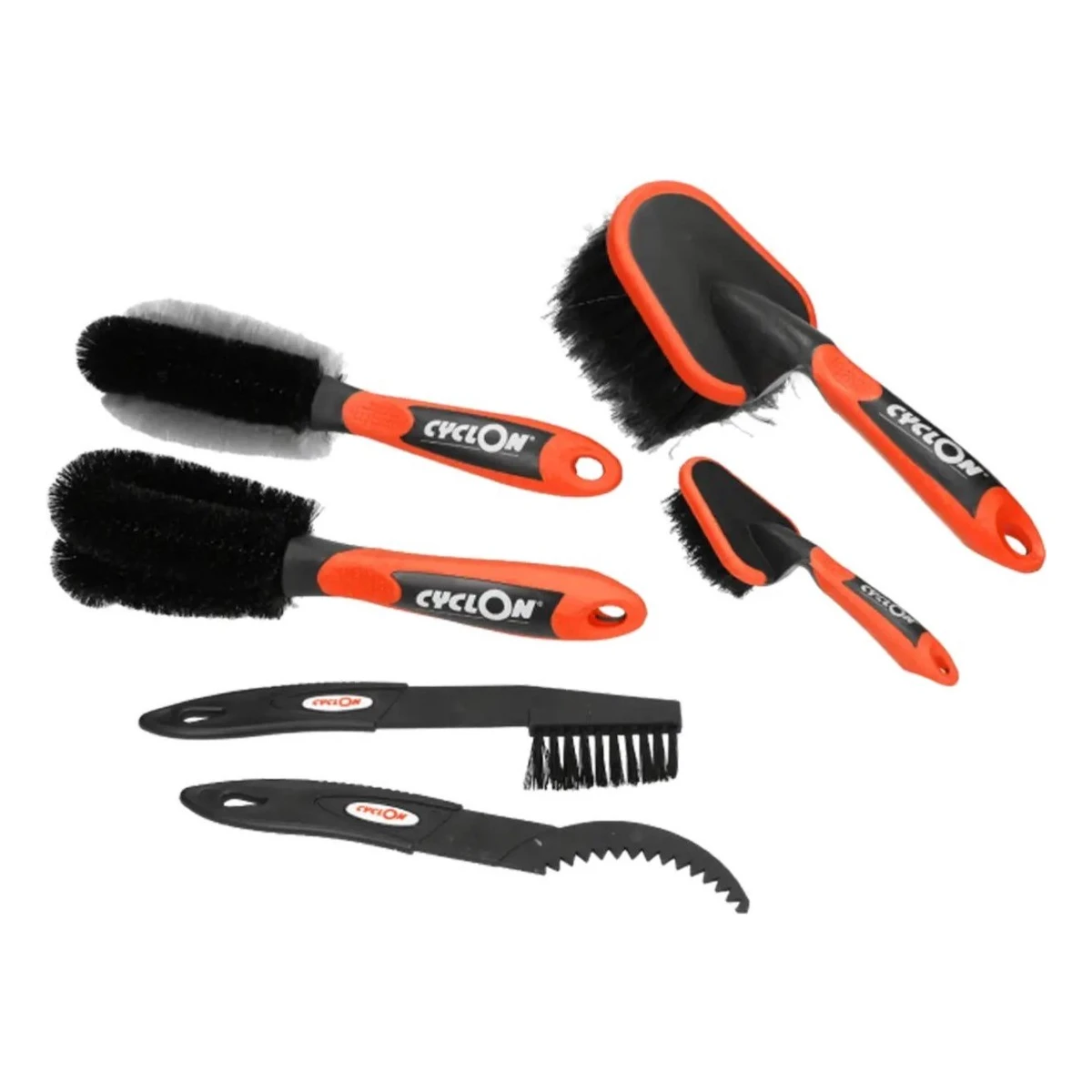 cyclon poetsborstelset 6 delig