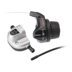 Draaiversteller-3-speed-shimano-nexus-sl-3s41e-met-kabels-en-clickbox-zwart. Webp draaiversteller 3 speed shimano nexus sl 3s41e met kabels en clickbox zwart