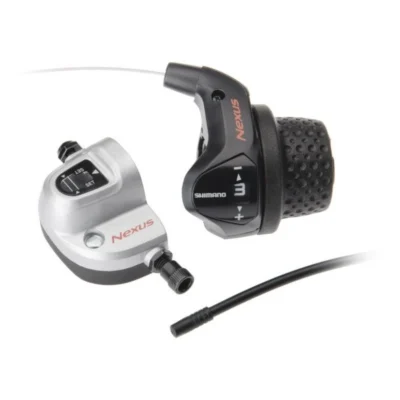 Draaiversteller-3-speed-shimano-nexus-sl-3s41e-met-kabels-en-clickbox-zwart. Webp draaiversteller 3 speed shimano nexus sl 3s41e met kabels en clickbox zwart