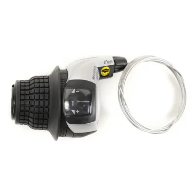 draaiversteller shimano tourney sl rs45 3 speed links zwart zilver inclusief kabel