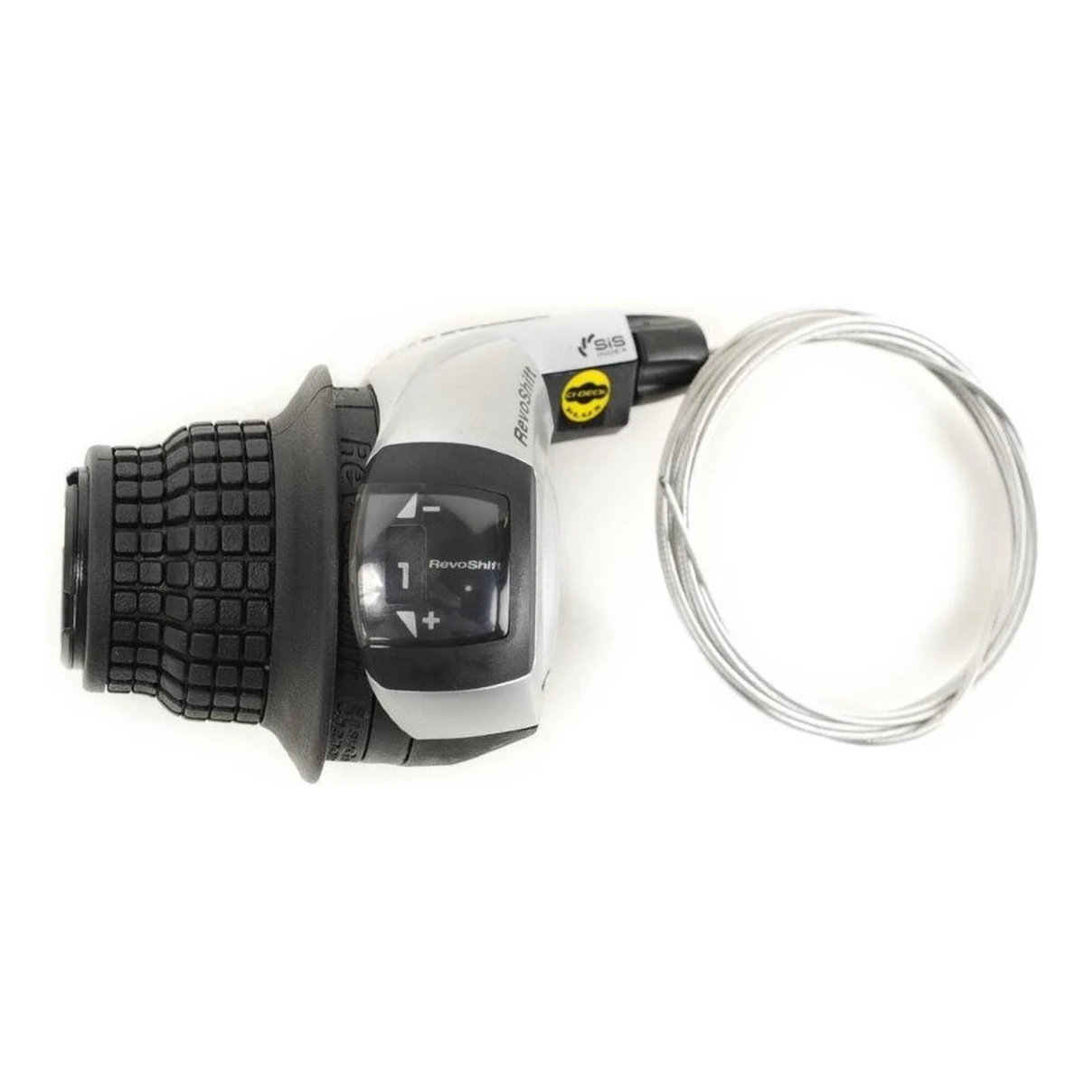 Draaiversteller-shimano-tourney-sl-rs45-3-speed-links-zwart-zilver-inclusief-kabel. Webp draaiversteller shimano tourney sl rs45 3 speed links zwart zilver inclusief kabel