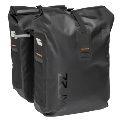 Dubbele fietstas New Looxs Varo Double MIK 40 liter 28 x 43 x 17 cm (x2) - zwart