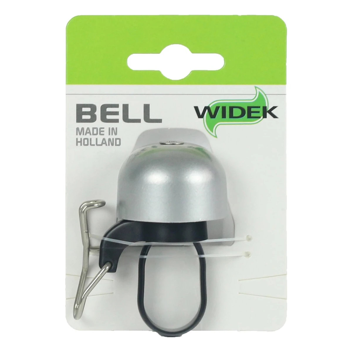 Fietsbel-widek-paperclip-mini-zilver-op-kaart. Webp fietsbel widek paperclip mini zilver op kaart