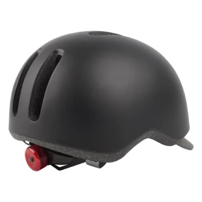 fietshelm polisport commuter mat zwart grijs 1