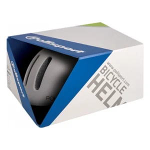 Fietshelm-polisport-commuter-matwit-grijs-2. Webp fietshelm polisport commuter matwit grijs 2