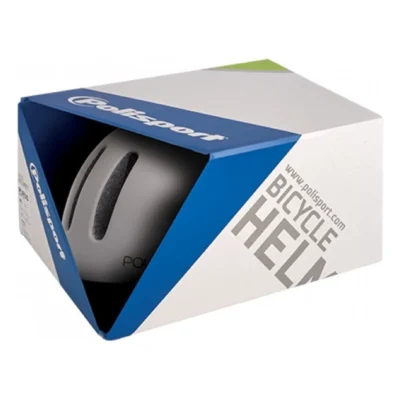 fietshelm polisport commuter matwit grijs 2