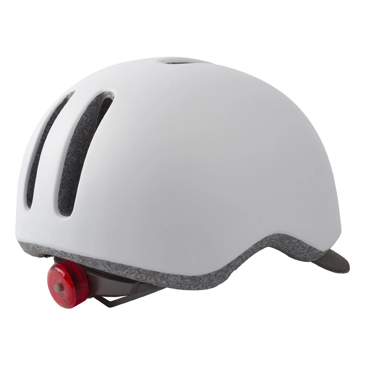 Fietshelm-polisport-commuter-matwit-grijs. Webp fietshelm polisport commuter matwit grijs