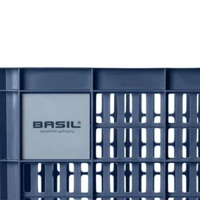 gerecyclede fietskrat basil crate l 40 0 liter 39 x 49 x 26 cm bluestone