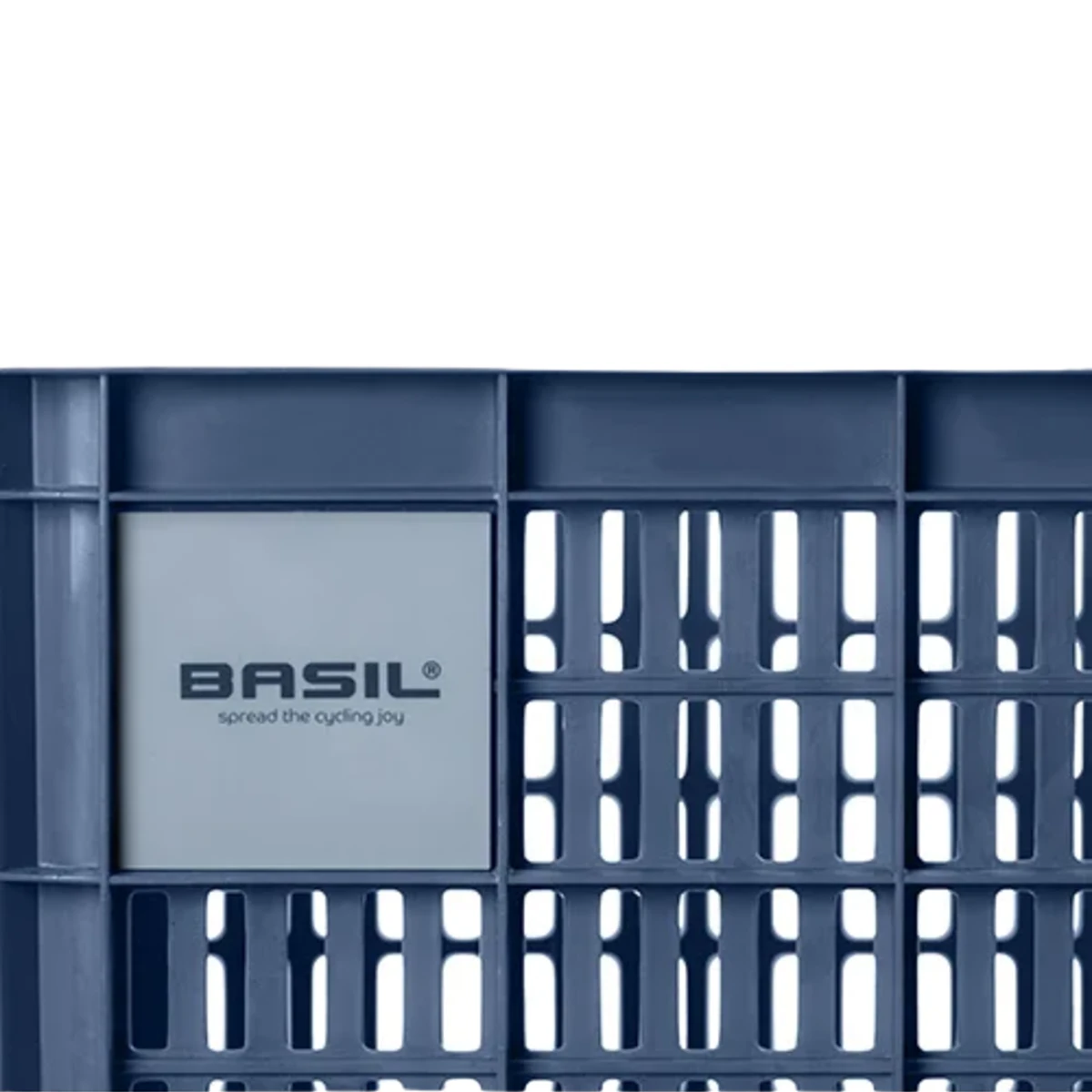 gerecyclede fietskrat basil crate l 40 0 liter 39 x 49 x 26 cm bluestone