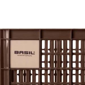gerecyclede fietskrat basil crate l 40 0 liter 39 x 49 x 26 cm chocolate brown 1