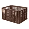gerecyclede fietskrat basil crate l 40 0 liter 39 x 49 x 26 cm chocolate brown