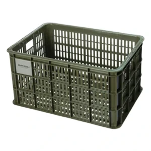 Gerecyclede-fietskrat-basil-crate-l-40-0-liter-39-x-49-x-26-cm-moss-green-2. Webp gerecyclede fietskrat basil crate l 40 0 liter 39 x 49 x 26 cm moss green 2