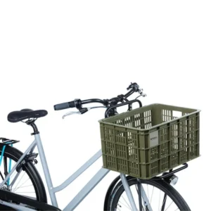 Gerecyclede-fietskrat-basil-crate-l-40-0-liter-39-x-49-x-26-cm-moss-green-4. Webp gerecyclede fietskrat basil crate l 40 0 liter 39 x 49 x 26 cm moss green 4