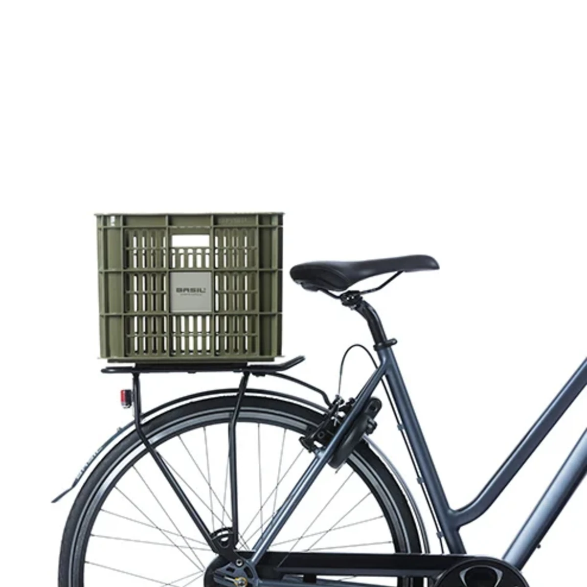 Gerecyclede-fietskrat-basil-crate-l-40-0-liter-39-x-49-x-26-cm-moss-green-6. Webp gerecyclede fietskrat basil crate l 40 0 liter 39 x 49 x 26 cm moss green 6