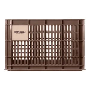 gerecyclede fietskrat basil crate m 29 5 liter 35 x 45 x 25 cm brown